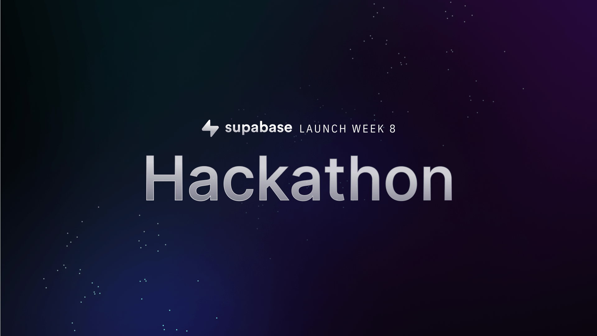 Supabase Launch Week 8 Hackathon